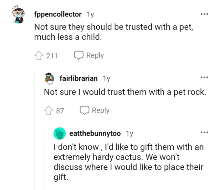 And the comments roll in...