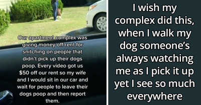 Apartment Complex Takes $50 Off Rent For Snitching On Neighbors Who Aren't Picking Up After Their Dogs