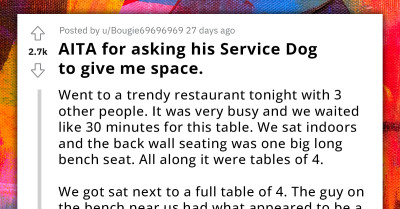 Redditor Asks If It Is Acceptable To Request That A Service Dog Owner Take His Dog Further Away