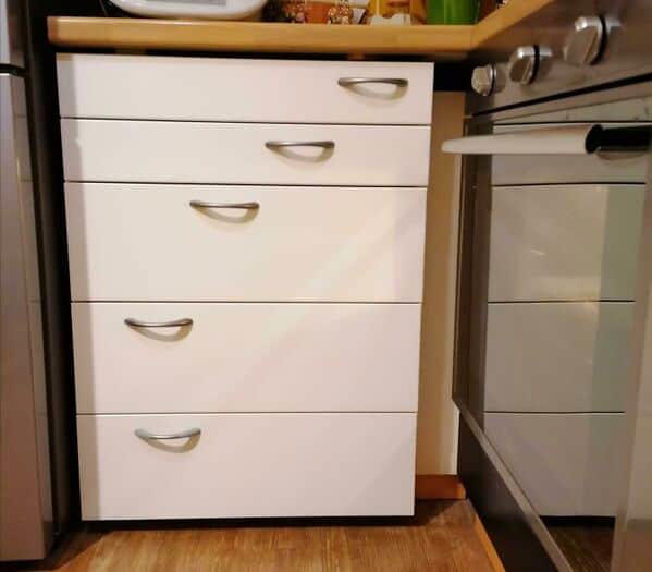 33. In Order To Open The Oven We Mounted The Drawer Handles In This Way. It's Perfect!