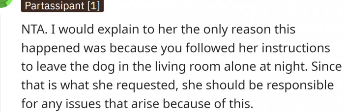 The client's instructions are the only reason this mess happened.