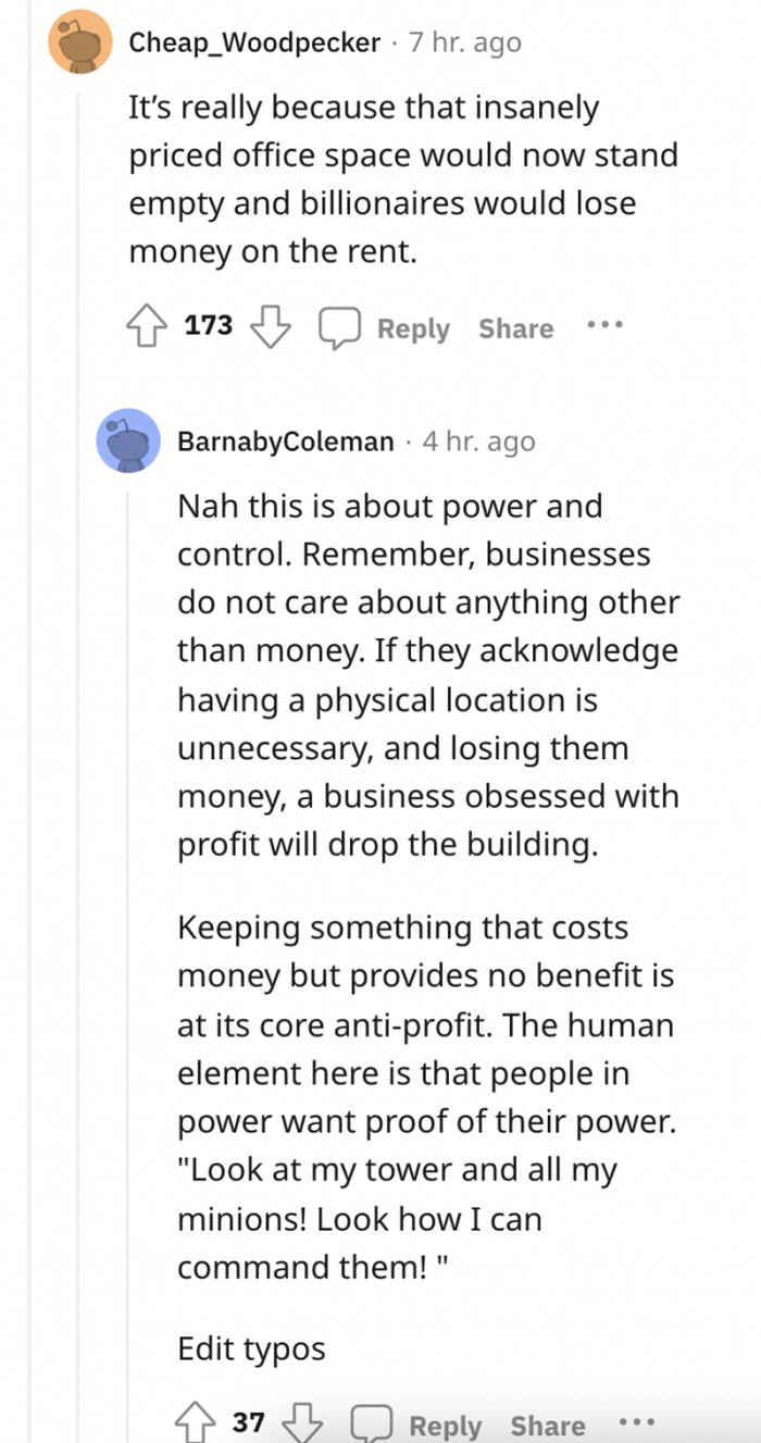 Businesses do not care about anything other than money