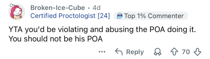 Man steps in to help train a service dog, worried expression