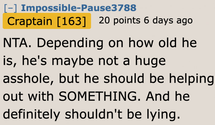 The lying might become a habit. This family needs to do something about it.