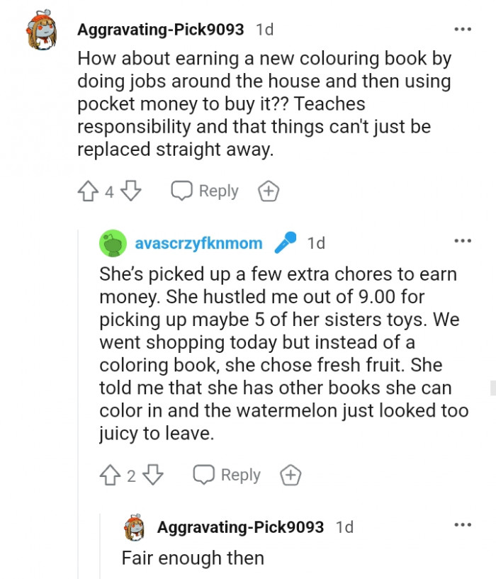 Things can't just be replaced straight away