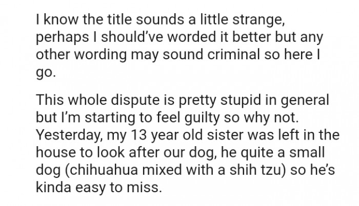 The OP should’ve worded it better, but any other wording may sound criminal