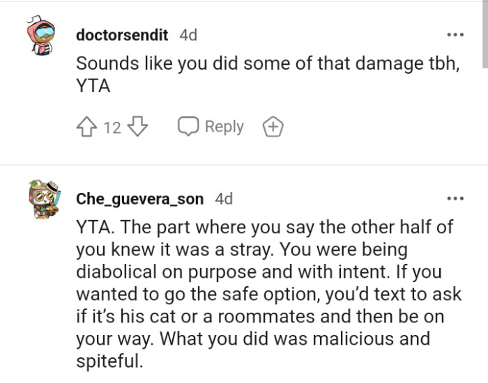 The OP were being diabolical on purpose and with intent