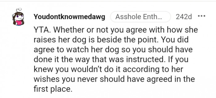 19. You should not have agreed in the first place