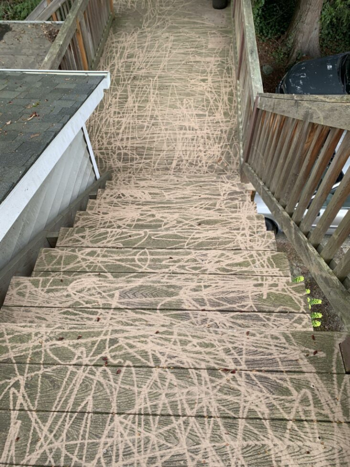 5. My landlord told me he’d pressure wash my deck…