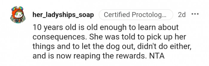 She is now reaping the rewards