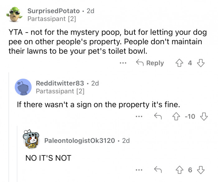 Even if there's no sign forbidding it, you shouldn't allow yourself to do it.