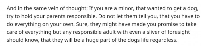 And kids should make their parents realize that