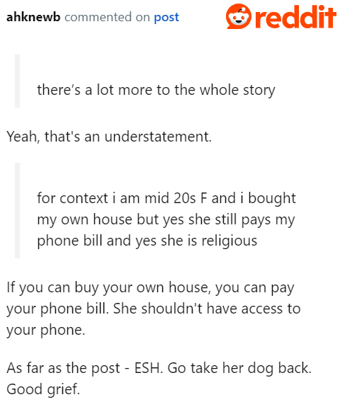 Redditors believe that both sides had faults.