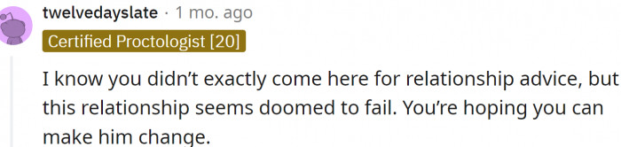 OP is hoping she can make her BF change