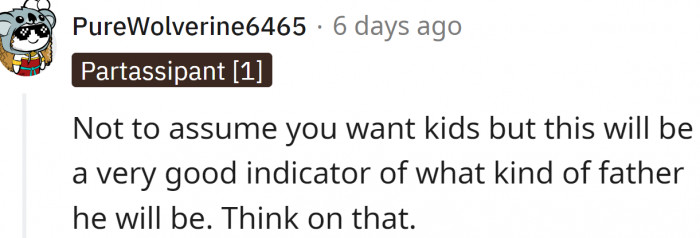 OP should think some things through