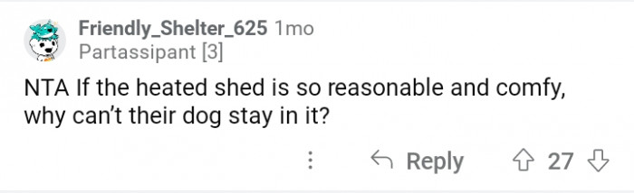 13. Or put all the dogs outside for fair treatment?