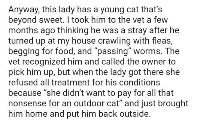 I took him to the vet a few months ago