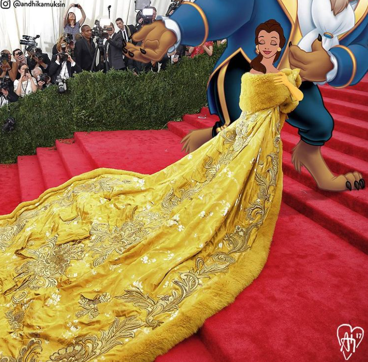 15. Met Gala, Disney style: giving Rihanna a run for her money.