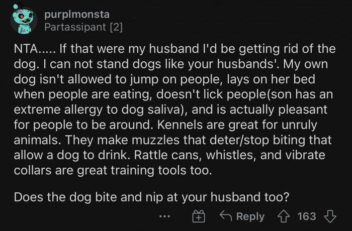 You need to make sure that your dog is pleasant to be around.