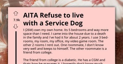 Landlord Offers Diabetic Roommate An Early Exit Rather Than Allow A Medical Service Dog