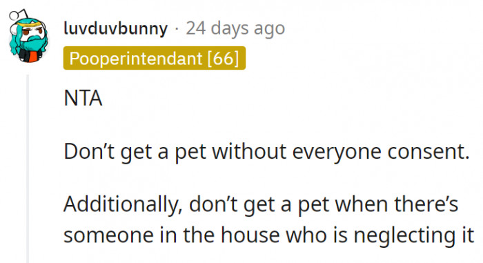 8. The husband doesn't seem to realize that everyone's against him