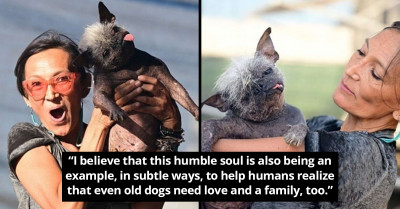 Mr. Happy Face May Have Won The “World’s Ugliest Dog” Title, But He’s Just Perfect