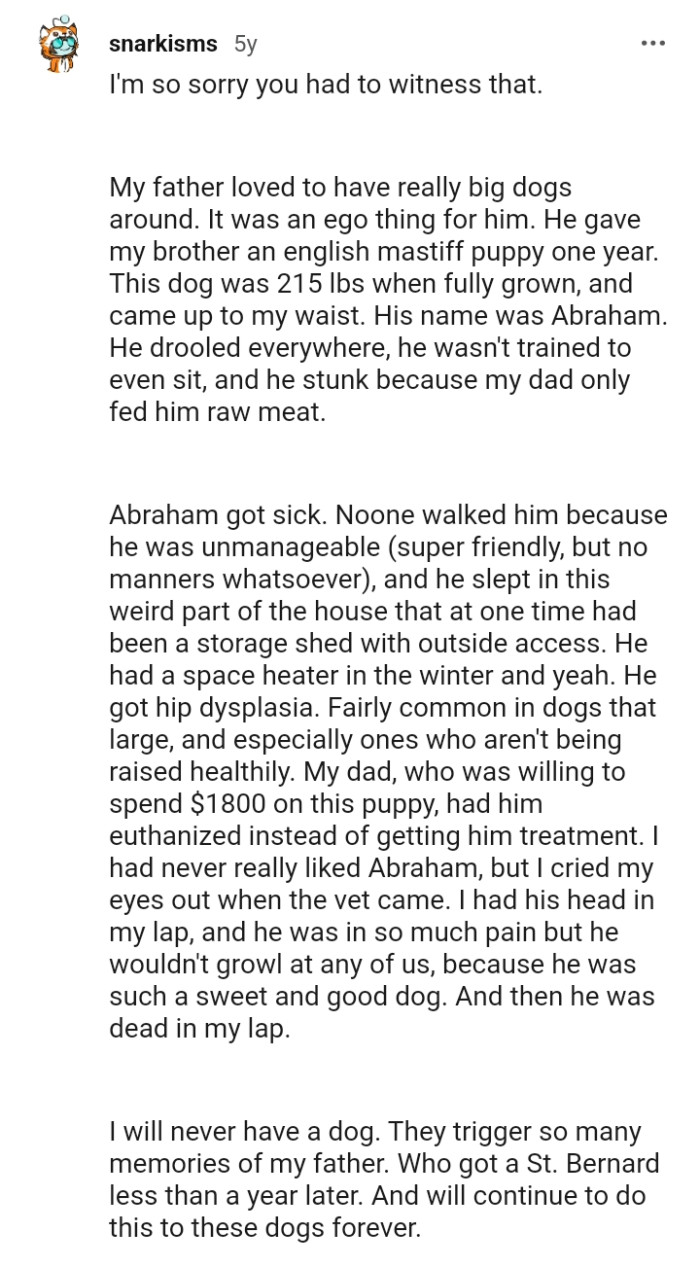 This Redditor shares their own story