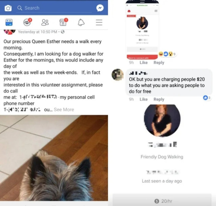 And here is the screenshot of the post on Facebook