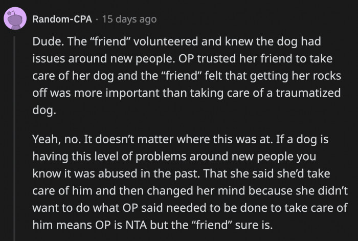 The above comment did trigger a small debate in the comments section.