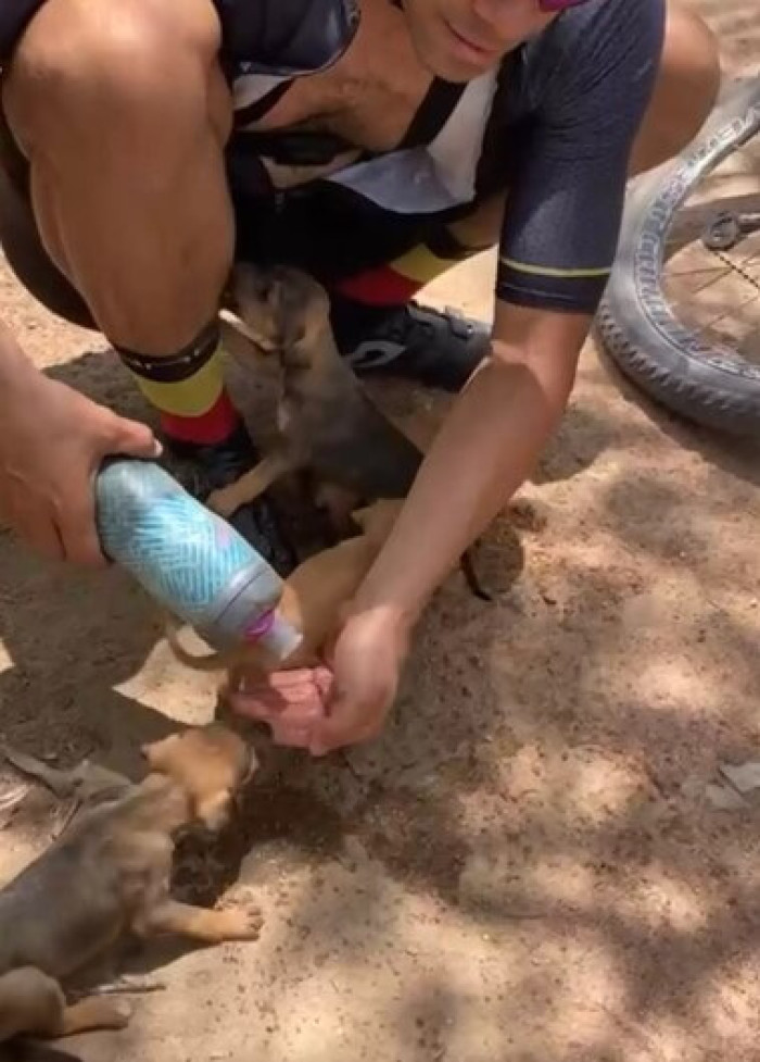 Thyago Costa Silva was on a training ride with a friend in Brazil this month.