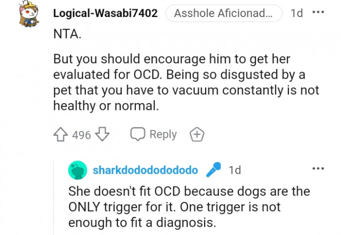 2. Encourage him to get her evaluated