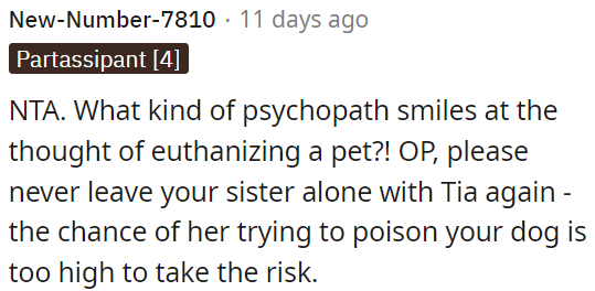 It's concerning that someone would find joy in euthanizing a pet.