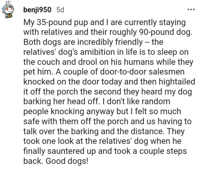 10. I don't like random people knocking anyways