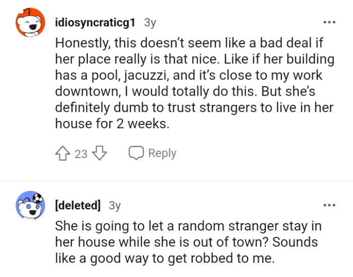 She's Definitely Naive to Trust Strangers