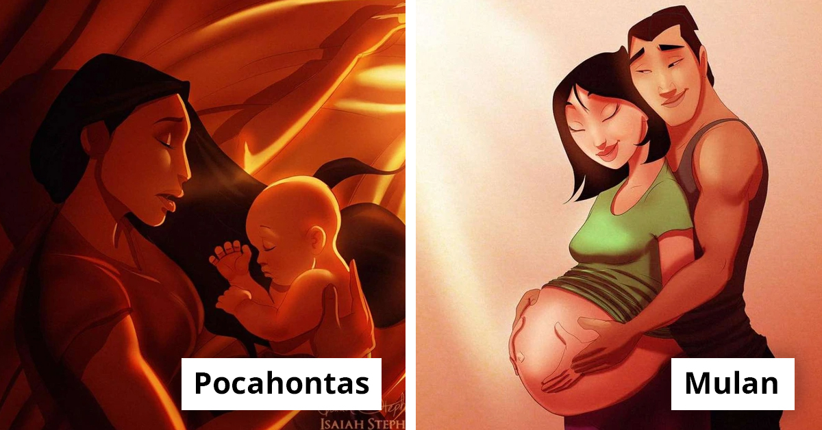 What Disney Princesses Would Look Like If They Became Mothers