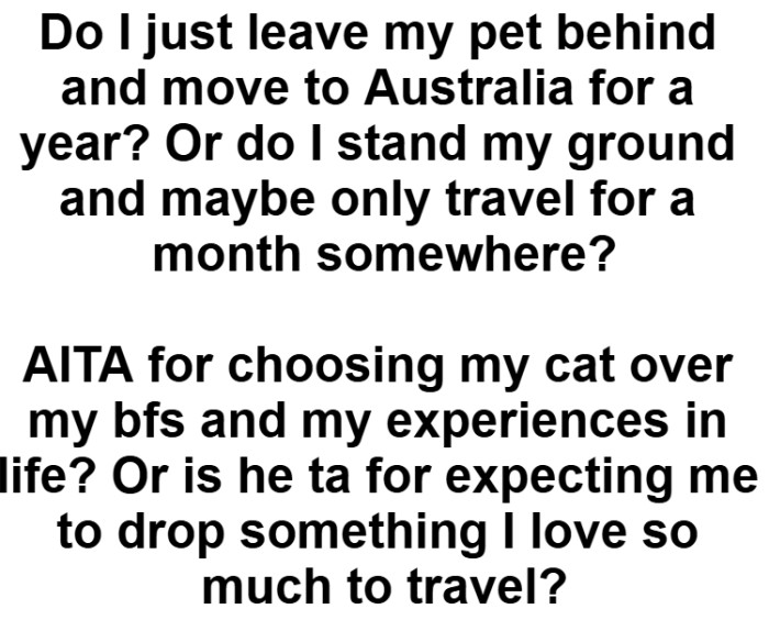 The OP has so many questions and she needs answers to them