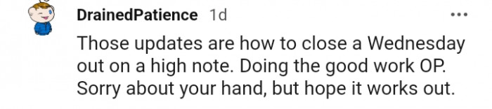 12. Closing the day on a high note