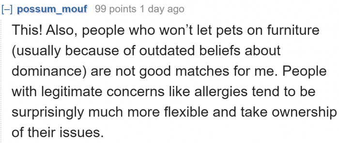 People admit that they can't be in a relationship with a person who's like the original poster's boyfriend.