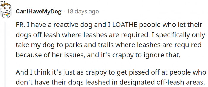 People who have reactive dogs say: