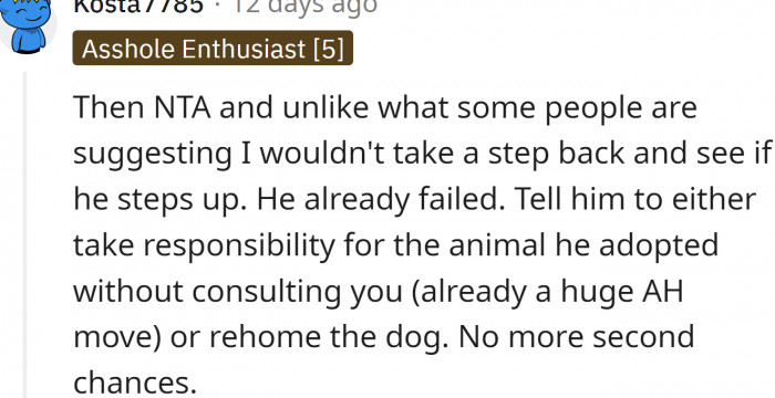 No more second chances