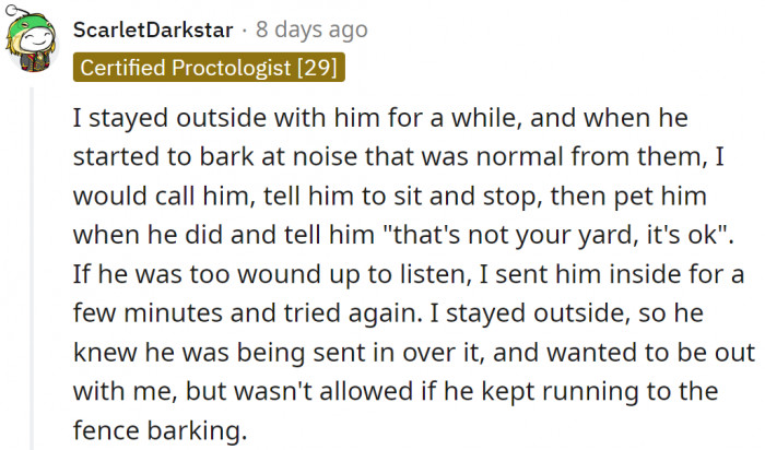 And the Redditor explained: