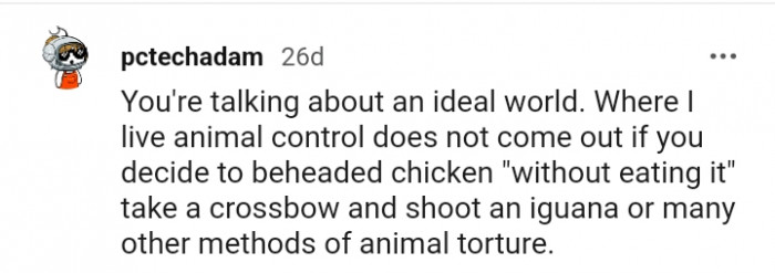 You are talking about an ideal world