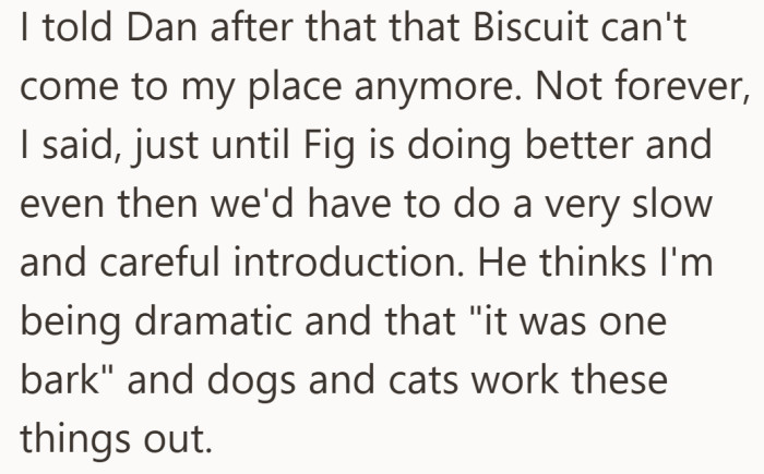 A temporary boundary turned into a disagreement about how serious it really was.