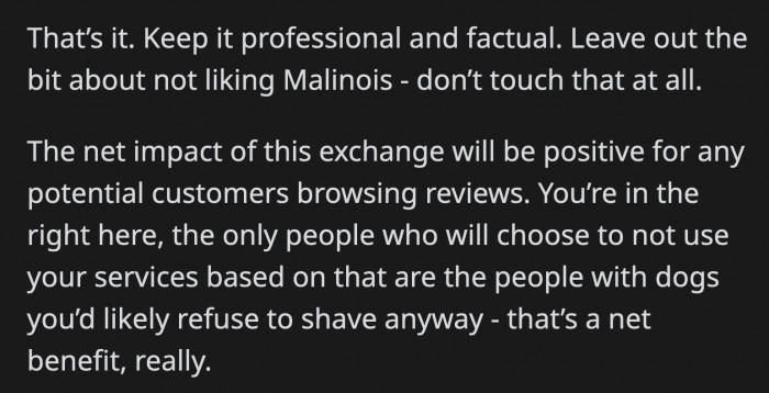 OP has nothing to fear because they did nothing wrong.