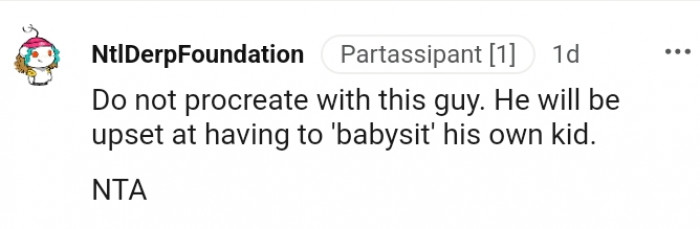 17. This Redditor is advising not to procreate with the guy