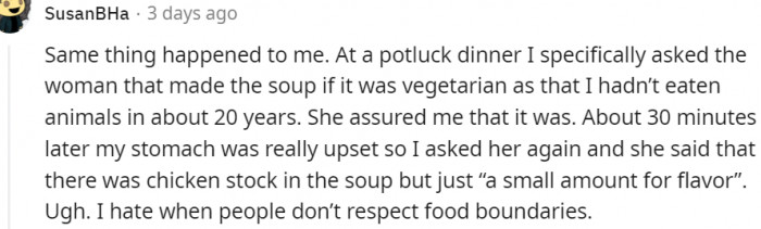 18. I hate when people don't respect food boundaries