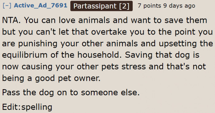 They'll end up neglecting the other needs of their current pets.