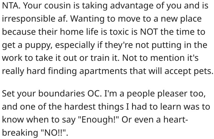 3. People pleasers must know when to say