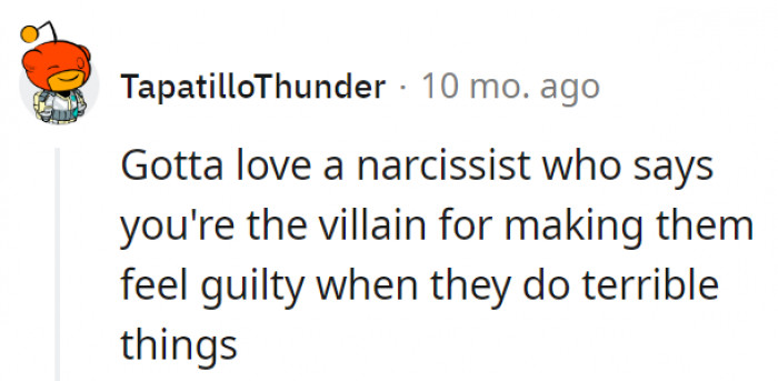 14. Gotta love her playing victim