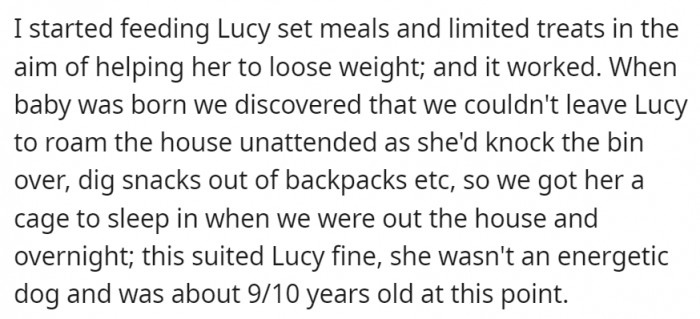 At first, they had to deal with the pup's overweight issue